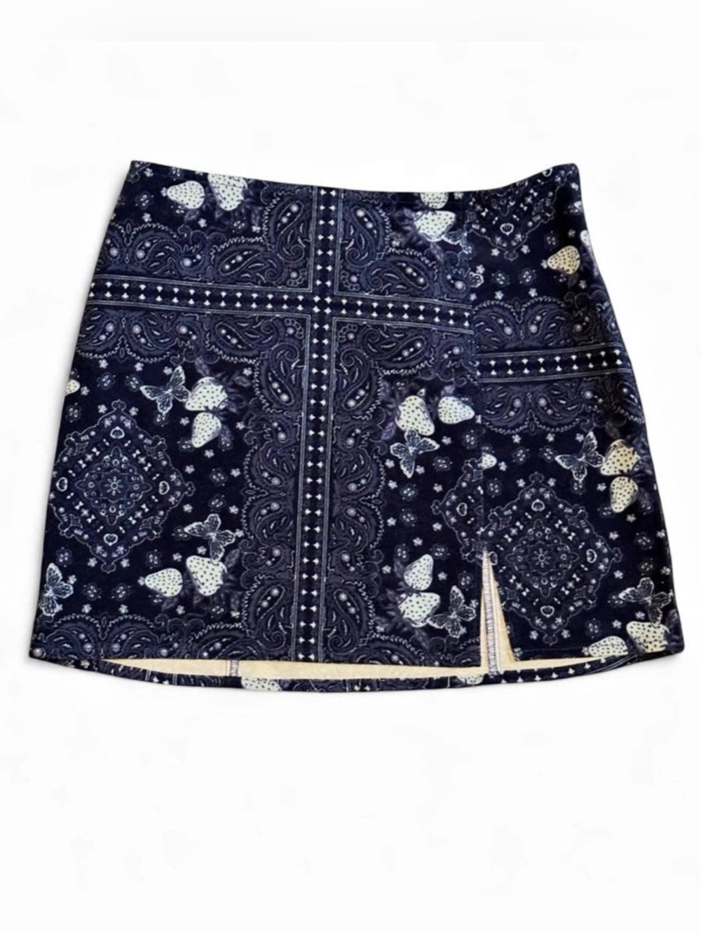 Urban Outfitters Bandana Print Mini Skirt